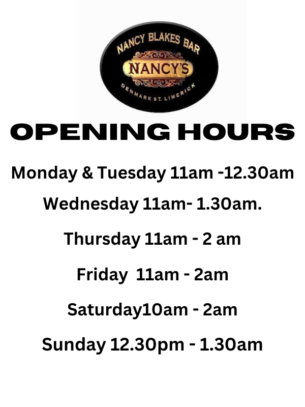 inform nancy blakes opening hours